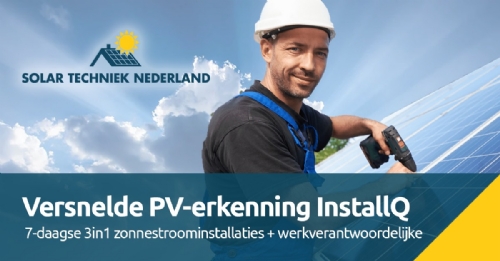 Versnelde PV-erkenning InstallQ