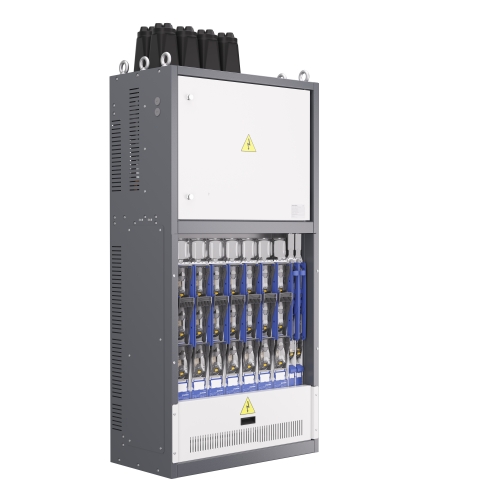 Low voltage panels for electric vehicle charging stations